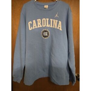 Jordan University of North Carolina Blue XXL Crewneck Fleece Sweatshirt